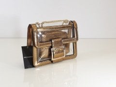 PARIS ŞEFFAF ÇANTA Gold