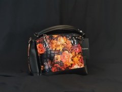 SOHO MODEL ÇANTA Çiçek Koyu