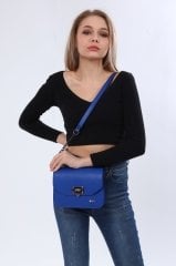 VOLGA MODEL OMUZ ÇANTASI Saks Mavi