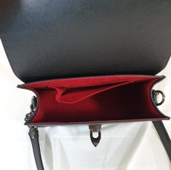 VOLGA MODEL OMUZ ÇANTASI Siyah Lazer