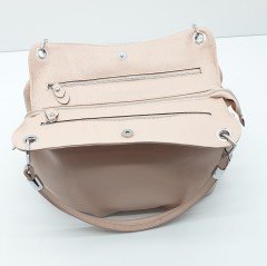 PEARL HAKİKİ DERİ ÇANTA Pudra