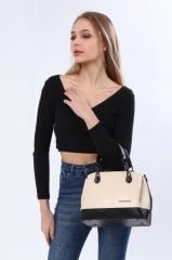 SOHO MODEL ÇANTA Krem - Siyah