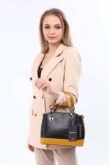 SOHO MODEL ÇANTA Siyah - Hardal
