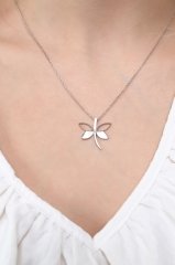 HOPIA MODEL YUSUFÇUK FİGÜRLÜ PIRLANTALI GÜMÜŞ KOLYE