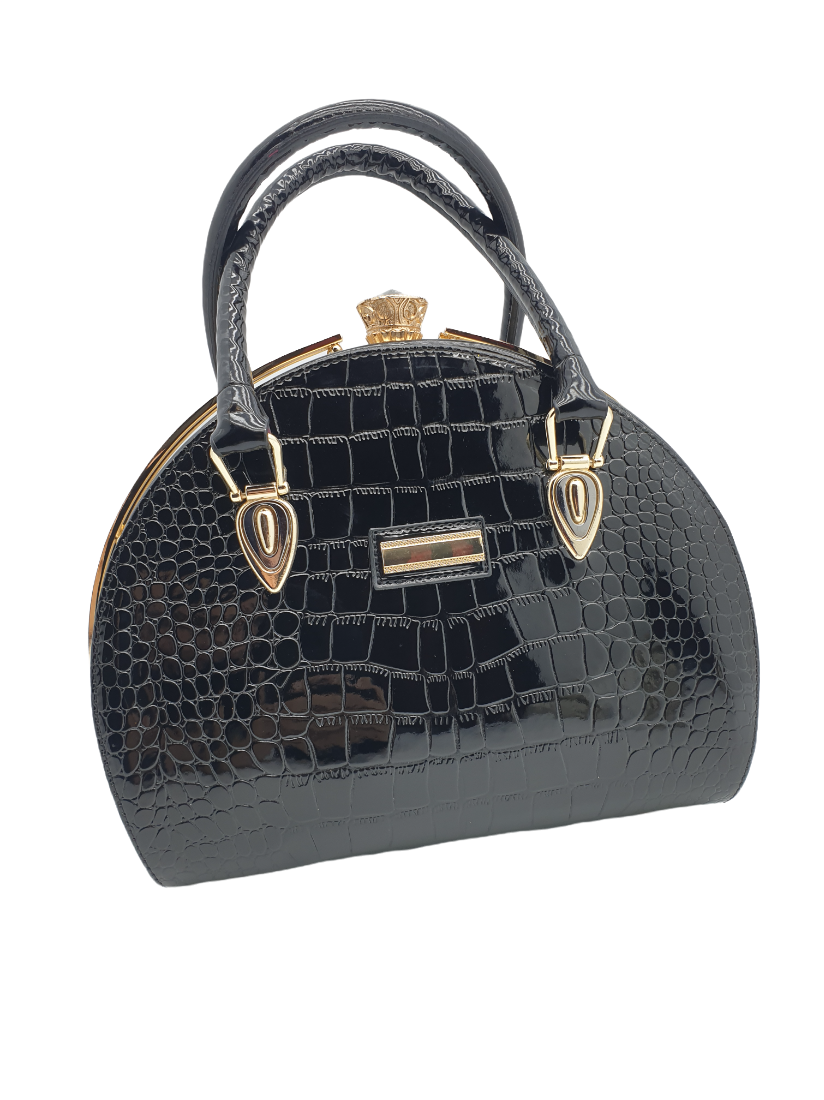 LADY 007 (DAVUL) KROKO SİYAH