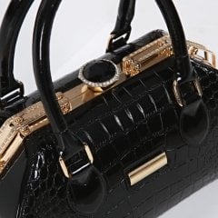 LADY 008 KROKO SİYAH