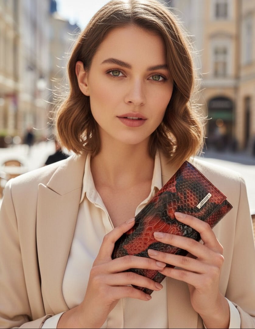 Noxe Model Hakiki Deri Kadın Orta Boy Cüzdan