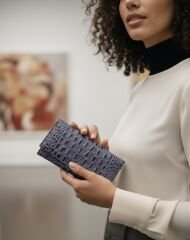 Noxe Model Hakiki Deri Kadın Orta Boy Cüzdan