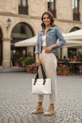 Monara Profashion Model Kadın Çantası Beyaz