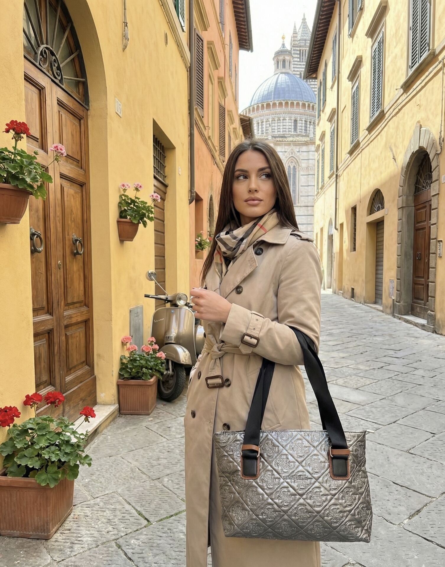 Monara Profashion Model Kadın Çantası Gümüş